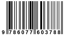 Código de Barras de '.9786077603788.'