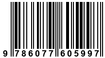 Código de Barras de '.9786077605997.'