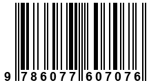 Código de Barras de '.9786077607076.'