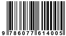 Código de Barras de '.9786077614005.'
