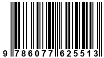 Código de Barras de '.9786077625513.'