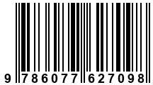 Código de Barras de '.9786077627098.'