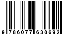 Código de Barras de '.9786077630692.'