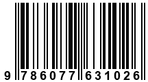 Código de Barras de '.9786077631026.'