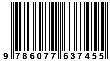 Código de Barras de '.9786077637455.'