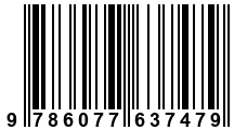 Código de Barras de '.9786077637479.'