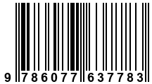 Código de Barras de '.9786077637783.'