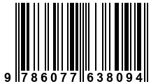 Código de Barras de '.9786077638094.'
