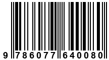 Código de Barras de '.9786077640080.'