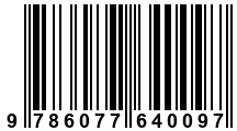 Código de Barras de '.9786077640097.'