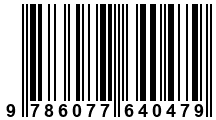 Código de Barras de '.9786077640479.'