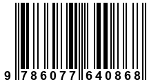 Código de Barras de '.9786077640868.'