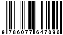 Código de Barras de '.9786077647096.'