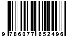 Código de Barras de '.9786077652496.'