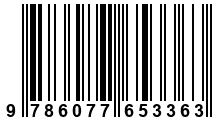 Código de Barras de '.9786077653363.'