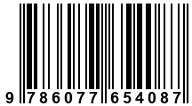 Código de Barras de '.9786077654087.'