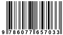 Código de Barras de '.9786077657033.'