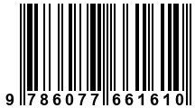 Código de Barras de '.9786077661610.'