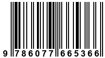 Código de Barras de '.9786077665366.'