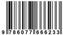 Código de Barras de '.9786077666233.'