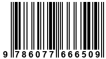 Código de Barras de '.9786077666509.'