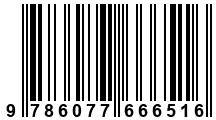 Código de Barras de '.9786077666516.'
