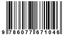 Código de Barras de '.9786077671046.'