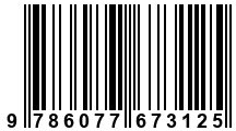 Código de Barras de '.9786077673125.'