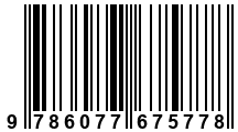 Código de Barras de '.9786077675778.'