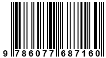 Código de Barras de '.9786077687160.'
