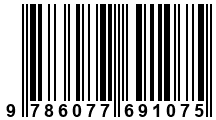 Código de Barras de '.9786077691075.'