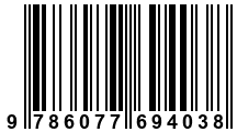 Código de Barras de '.9786077694038.'