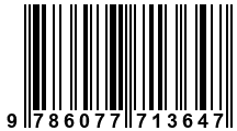 Código de Barras de '.9786077713647.'