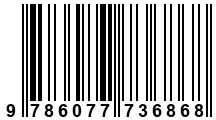Código de Barras de '.9786077736868.'