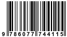 Código de Barras de '.9786077744115.'