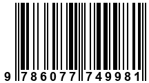 Código de Barras de '.9786077749981.'