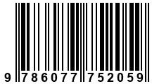Código de Barras de '.9786077752059.'
