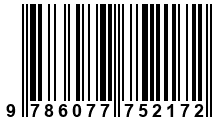 Código de Barras de '.9786077752172.'
