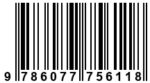Código de Barras de '.9786077756118.'