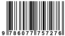 Código de Barras de '.9786077757276.'
