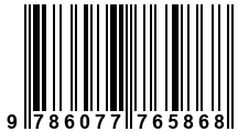 Código de Barras de '.9786077765868.'