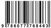 Código de Barras de '.9786077768463.'