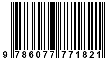 Código de Barras de '.9786077771821.'