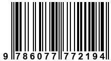 Código de Barras de '.9786077772194.'