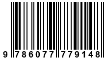 Código de Barras de '.9786077779148.'