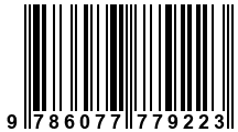 Código de Barras de '.9786077779223.'