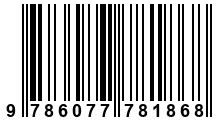 Código de Barras de '.9786077781868.'