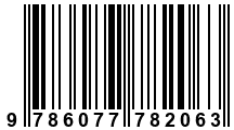 Código de Barras de '.9786077782063.'