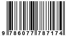 Código de Barras de '.9786077787174.'