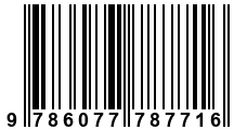 Código de Barras de '.9786077787716.'